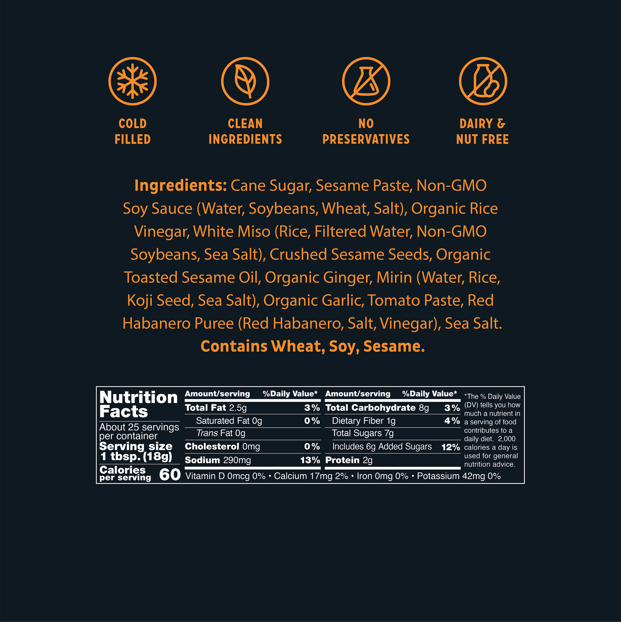 Spicy Sesame Sauce Selection Q6