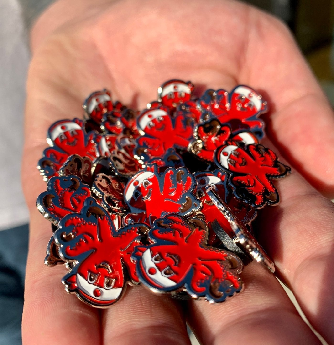 Octo Red Pin O2